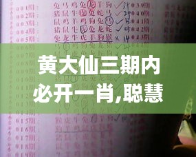 黄大仙三期内必开一肖,聪慧解答解释落实_健康版89.21