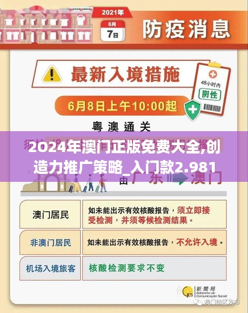 2O24年澳门正版免费大全,创造力推广策略_入门款2.981