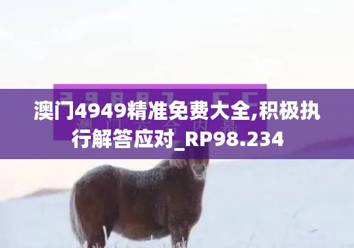 澳门4949精准免费大全,积极执行解答应对_RP98.234