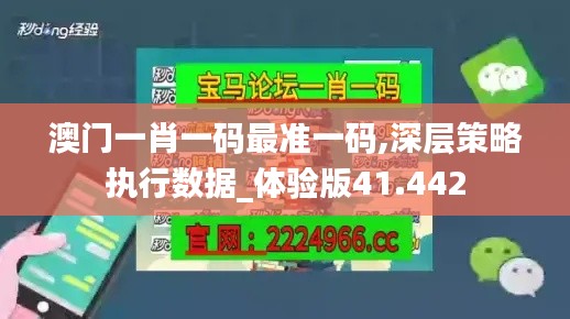 澳门一肖一码最准一码,深层策略执行数据_体验版41.442