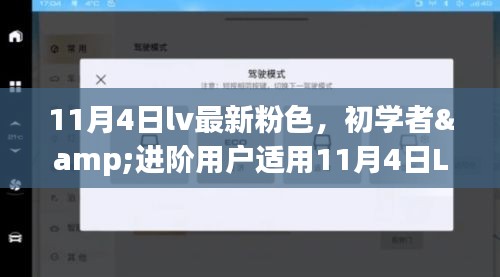 11月4日LV最新粉色探索指南，从初学者到进阶用户的时尚新潮流掌握