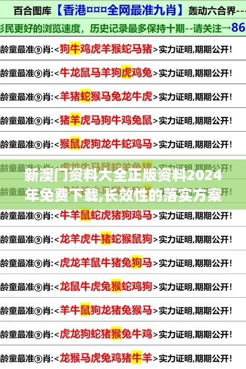 新澳门资料大全正版资料2024年免费下载,长效性的落实方案_试探版60.379