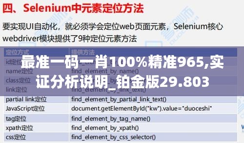 最准一码一肖100%精准965,实证分析说明_铂金版29.803