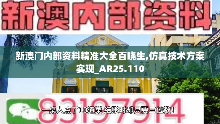 新澳门内部资料精准大全百晓生,仿真技术方案实现_AR25.110