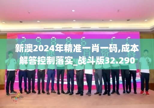 新澳2024年精准一肖一码,成本解答控制落实_战斗版32.290