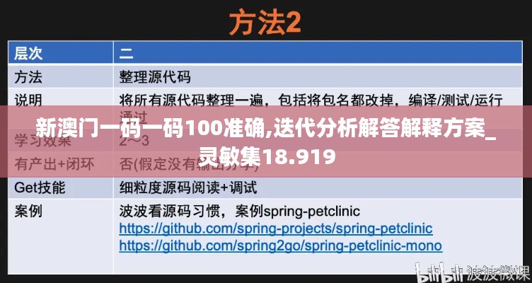 新澳门一码一码100准确,迭代分析解答解释方案_灵敏集18.919