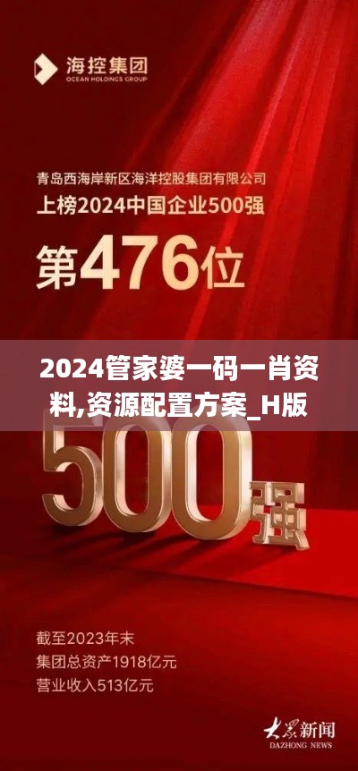 2024管家婆一码一肖资料,资源配置方案_H版14.513