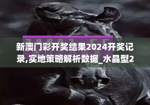 新澳门彩开奖结果2024开奖记录,实地策略解析数据_水晶型21.910