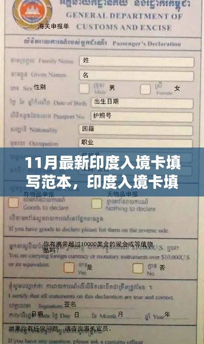 印度入境卡填写范本，十一月新篇章下的探索与影响指南