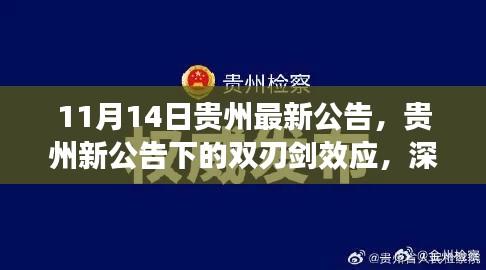 贵州新公告双刃剑效应深度解读与观点阐述，11月14日最新公告分析