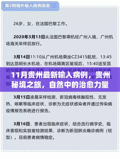 贵州最新输入病例下的秘境之旅，自然治愈与自然防疫的和谐交响