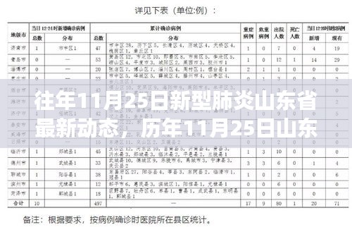 山东省历年11月25日新型肺炎动态观察，背景、进展与影响分析