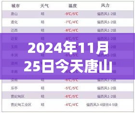 2024年11月25日唐山最新信息获取指南，如何获取和理解当日唐山资讯