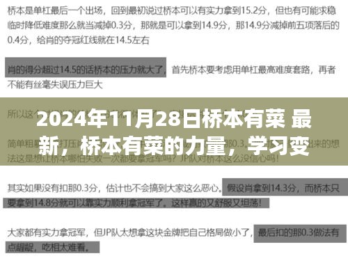 桥本有菜的力量，学习变革，自信塑造未来之路（2024年11月28日最新动态）